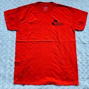Gildan Dry Blend Cotton Bright Orange Tee Shirt Size Medium